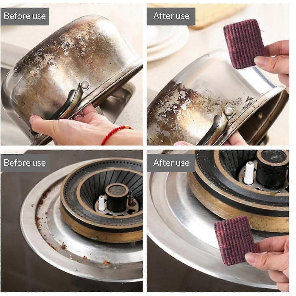 Steel Wool Soap Scrubber Pads, 20Pcs Pre-Soaped Scouring Pads, Effective and Cleansing Scouring Pads for Cleaning Pots Pans