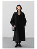 Women's Hepburn Style Mid-Length Woolen Coat - 2025 Winter Collection, Thickened and Stylish.