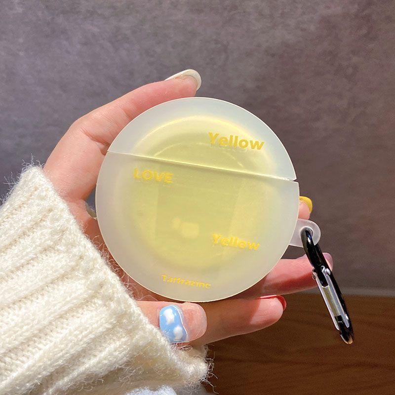 

Case 3 Generation Pro Translucent Freebuds4i Frosted 5i Bluetooth Earbuds Case Freebudspro2 Minimalist Color Colorful Covers Soft Case Creative 6i Freebudspro Yellow gradient + Hook