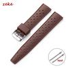 Cinturino per Orologio in Silicone Tropicale con Rilascio Rapido 20mm 22mm per Oris per Seiko per Citizen Cinturino da Polso in Gomma Cinturino per Smartwatch
