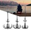 Double Fishing Jig Hook Fishings Squid Jig Hook Sea Fishing Hook Tackle Stainless Steels Squid Hook Squid Fishing Jig