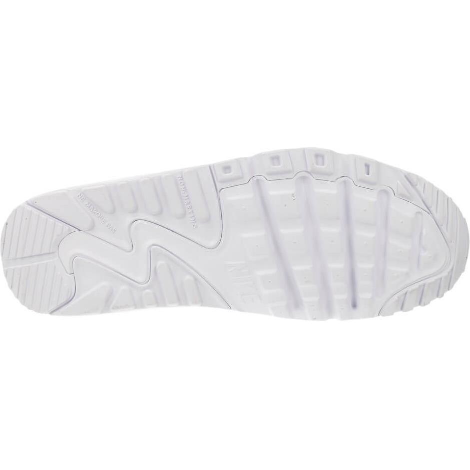 Nike Air Max 90 Mesh GS Triple White Kids Sneakers 833418-100
