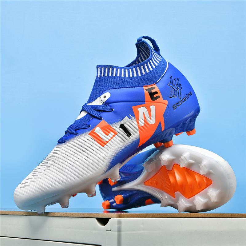 New Men Football Boots Men Soccer Shoes Adults Society Football Cleats Ultralight Training Soccer Sneakers Outdoor Lagre 36-45