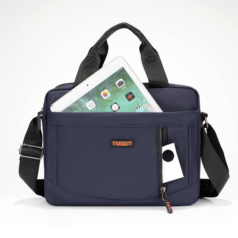 Multi-functional Outgoing Shoulder Bag Men's Commuter Portable Flat-panel Briefcase Business Crossbody Bag