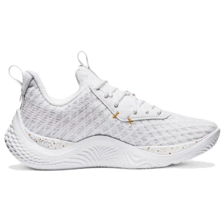 Under Armour Curry Flow 10 Team White Metallic Gold 3026624-102