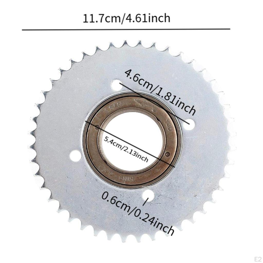Rear Chain Sprocket Set 54mm Kit for 43cc 49cc ATV Gas Scooter
