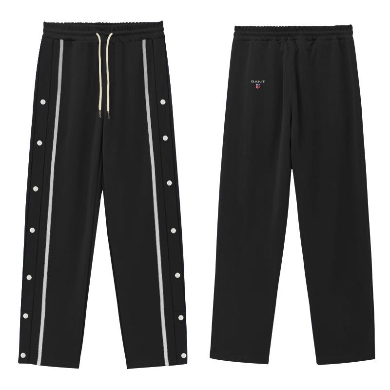 

Gant Embroidery 2025 Casual Sports Breasted Pants Men s Autumn New Loose Straight Drawstring Oversized Pants S