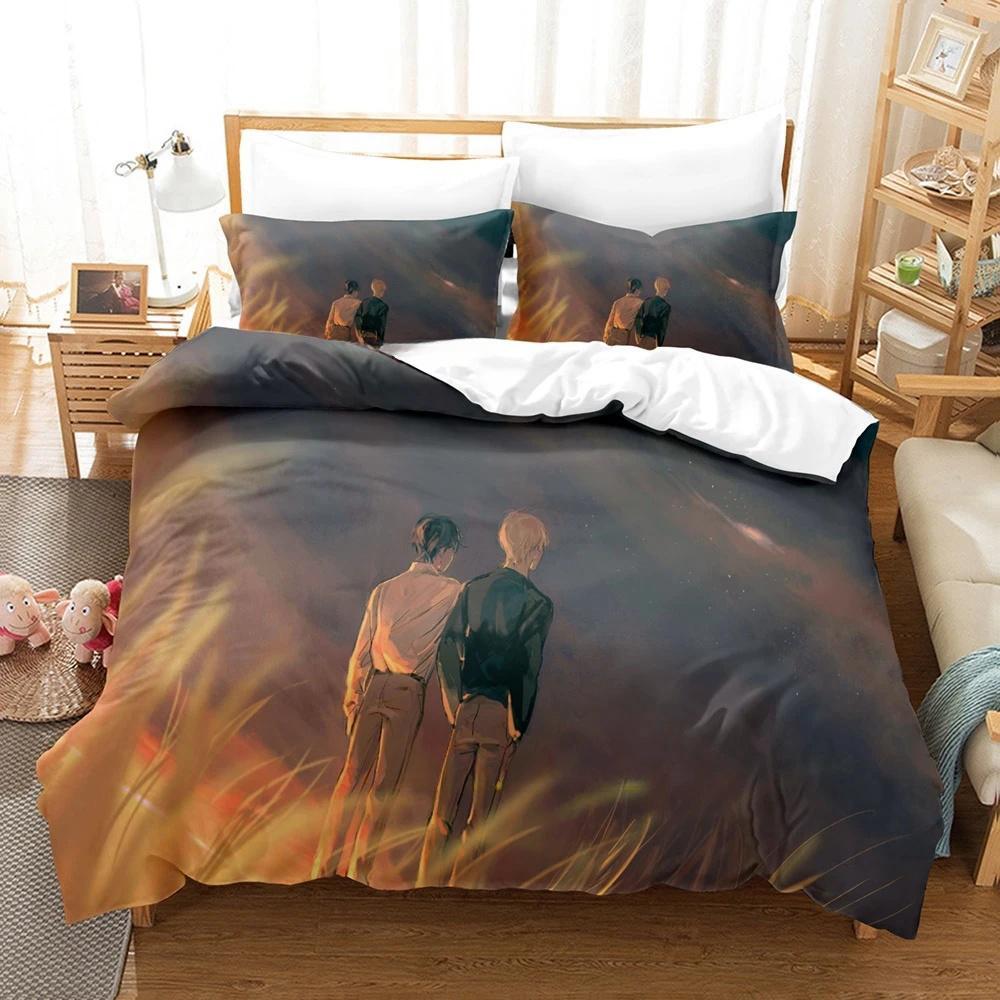 3D Druck Anime Banana Fish Bettwäsche Set Einzelbett Twin Full Queen King Size Bettset Erwachsene Kind Schlafzimmer Bettbezug Sets Heimtextilien