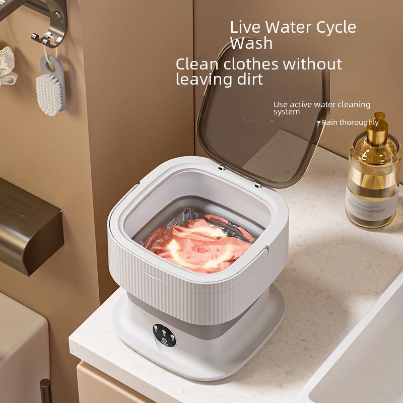 Portable Mini Washing Machine: Compact, Automatic Washer & Dryer for Dorms and Baby Clothes