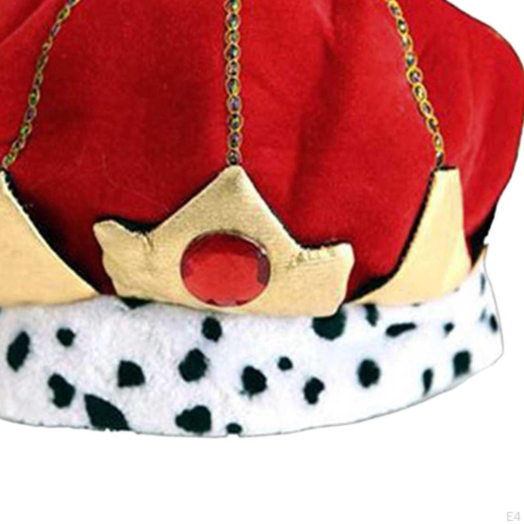 King Crown Hat Birthday Fashion Photography Props Tiaras Emperor Performance for