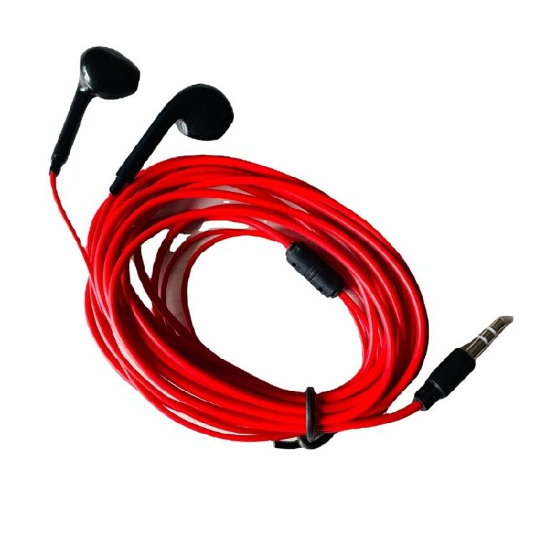 

3.5mm Corded In Ear Earphone Earbud Coiled Corded Headset for Mobile Phone Tablet PC Computer MP3 Player Notebook 1