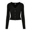 Urban Classics Womens/Ladies Short Knitted Ribbed Cardigan