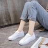 Thick Soled White Shoes for Women in Spring Autumn Fashionable Versatile White Student Single Shoes