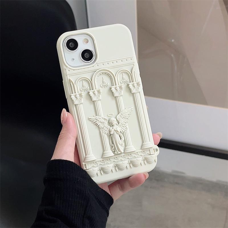 

Чохол для iPhone 3D Angel: М’який захист від падіння для iPhone 11, 12, 13, 14 Pro і 15 Pro Max for iPhone 13