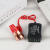 NEW 1/2Pcs 12V 24V To 5V Emergency Power USB Adapter With 3USB Ports And Battery Clip For High-Efficient Phone Charging