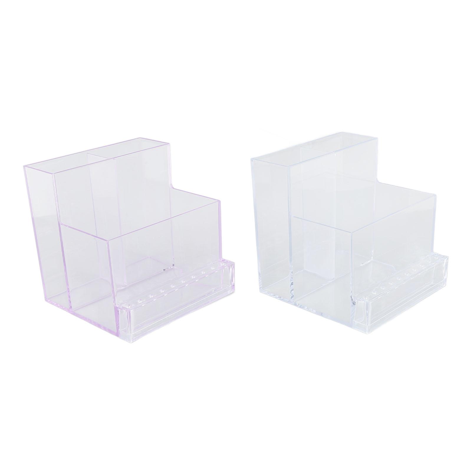 

Portable Nail Drill Holder Organizing Nail Art Tool Storage Case for Beauty Salon Pink Purple