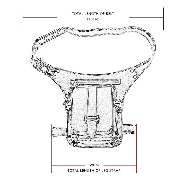 Sac de taille tactique multifonctionnel en cuir PU pour femmes, sac banane pour randonnée Camping Trekking cyclisme, sacs de ceinture de hanche