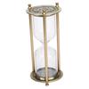 Glass Hourglass Decorative Alloy Glass Sandglass Ornament for Living Room Office Desktop Decor Petit