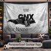 Wall Hanging Tapestry Custom NameKendrick Lamar Pattern Personalized Printed Fabric Wall Decor