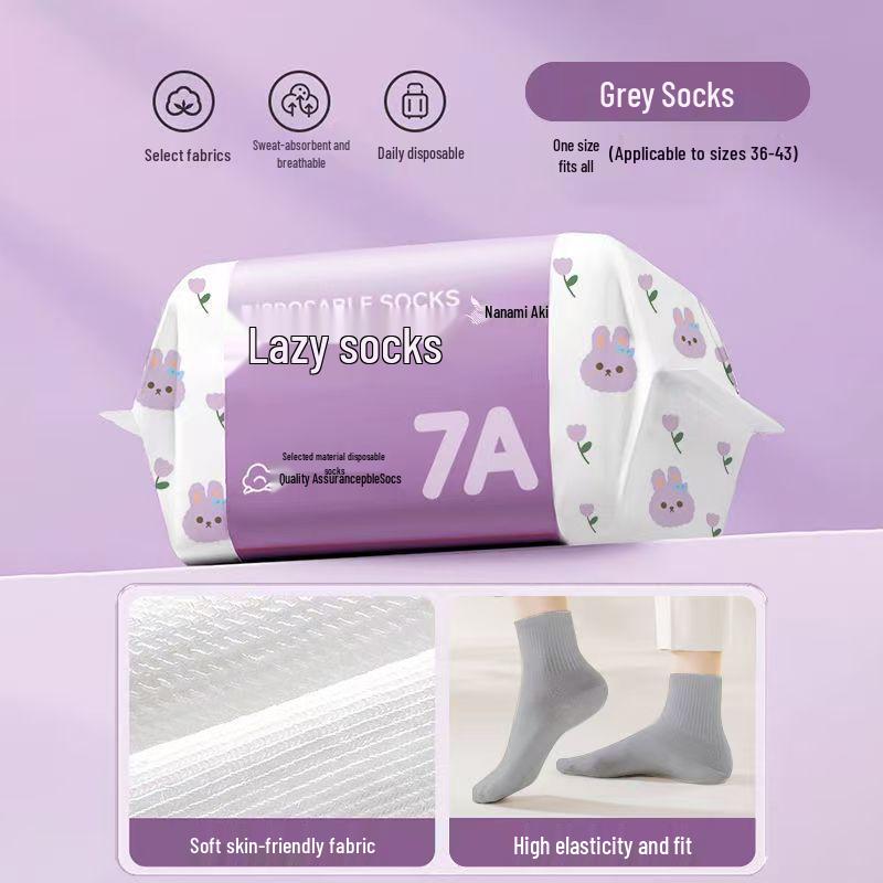 Unisex Disposable Thin Boat Socks for Travel, Outdoor, and Daily Use - Summer Edition