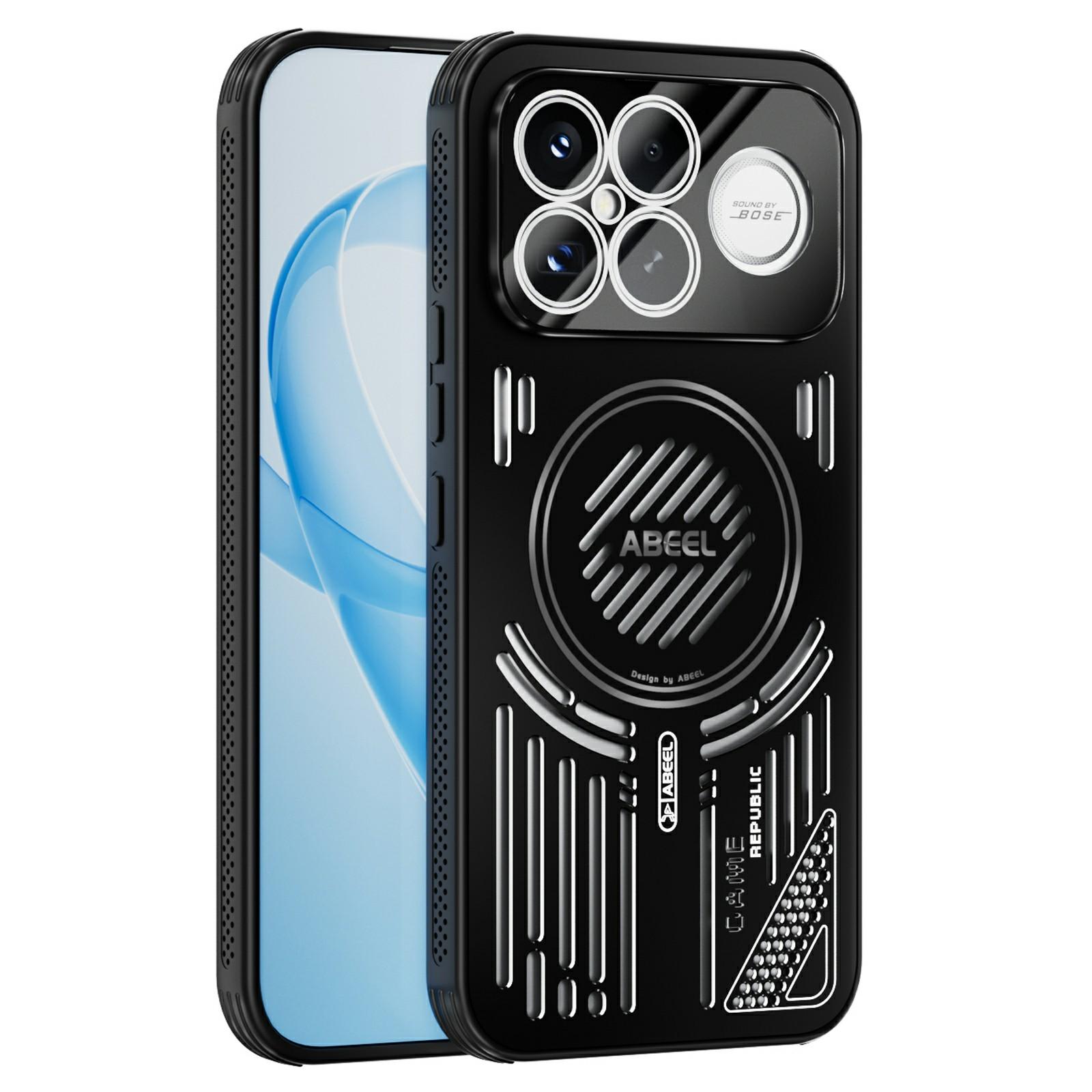 

ABEEL Магнитный чехол для Xiaomi Poco F8 Ultra/Redmi K90 Pro Max 5G из алюминиевого сплава + ПК + ТПУ с полыми элементами для теплоотвода