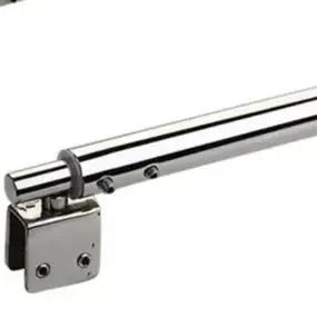 Adjustable Shower Rod Stainless Steel Support Bar Simple Installation Adjustable Shower Support Bar Rod Shower Sloping