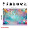 2D Colorful Macaron Balloon Backdrop, Baby Shower & Birthday Decoration