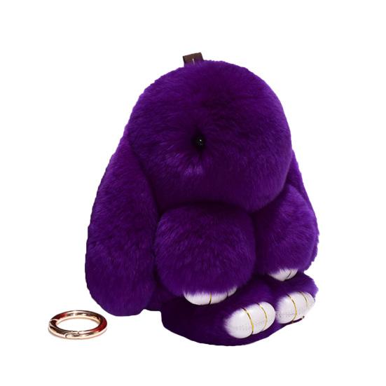 

Брелок Зайчик Супермягкий Искусственный Плюш Прекрасная Кукла Зайчик Плюшевые Игрушки Декор для Рюкзака Цветной Плюшевый Подвеска Зайчик Детская Кукла Игрушка Подарок на День Рождения 18cm темно-фиолетового