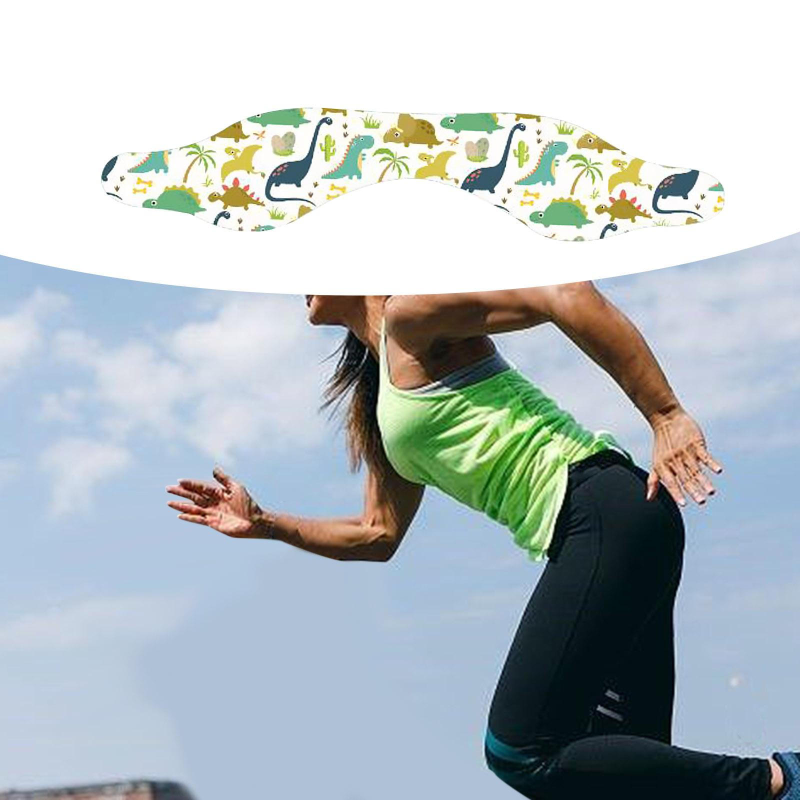 Children Swimming Headbands Ear Bands Neoprene Flexible Cartoon Pattern Comfortable Adjustable for Style B