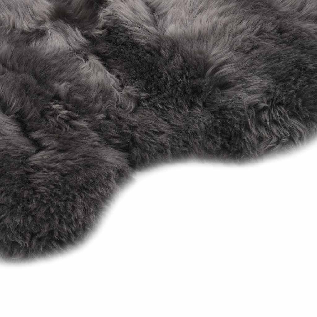 Sheepskin Rug 60 x 90 cm Light Grey