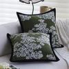 Light Luxury French-style Pillow for Sofa, Living Room, High-end Cushion, Bed Pillow, Car Lumbar Pillow, Brown Pillowcase with Core
