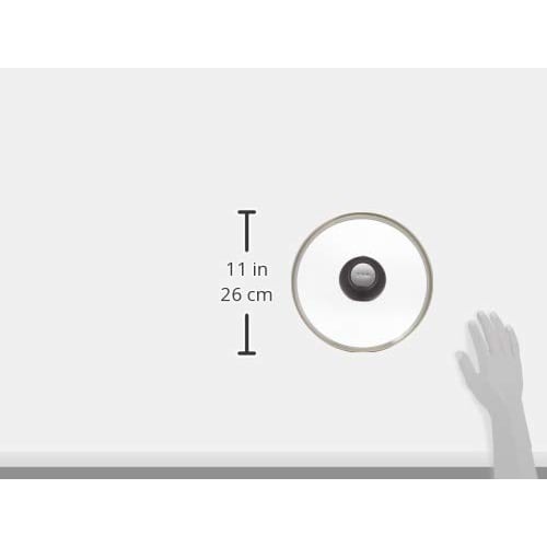 T-fal Glass Lid, 24cm (for Handle-equipped Frying Pans, Pots, and 5.2L Pressure Cookers) X3070009