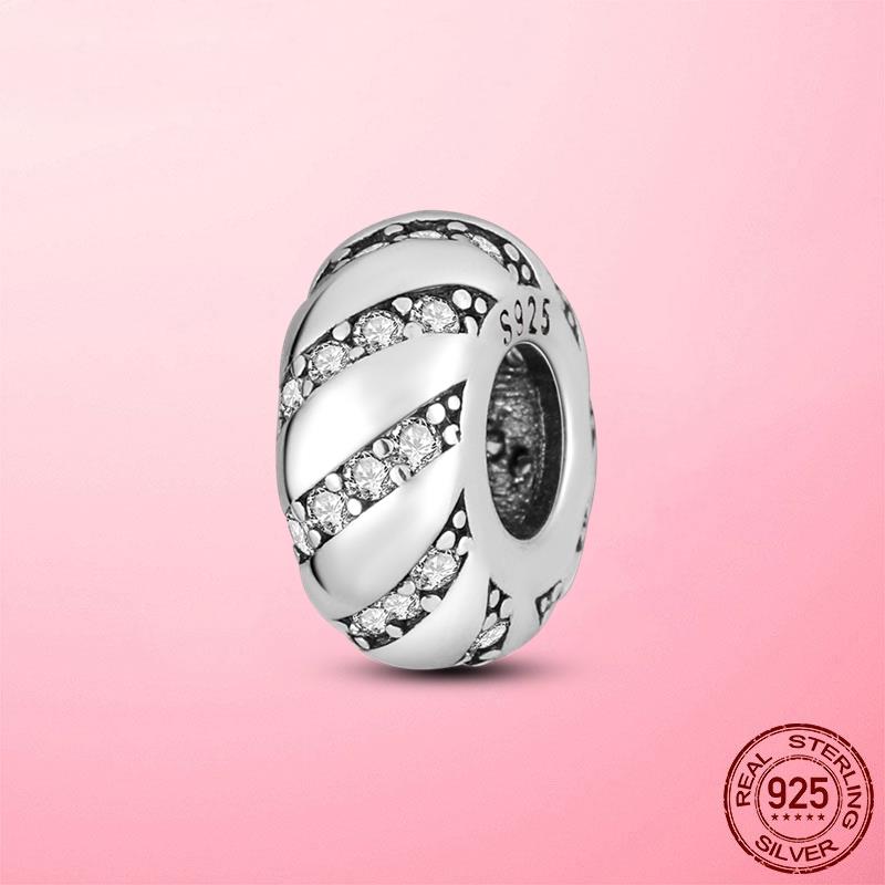 New 925 Silver Snake Coffee Cup Dog CZ Cactus Charms Beads Fit Original Women Bracelet Fine Silver Jewelry Gift