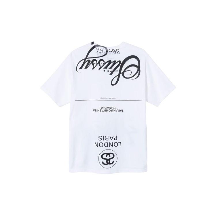Stussy X TAKAHIRO MIYASHITA Crossover 40 Anniversary Short Sleeve Unisex White 3903647