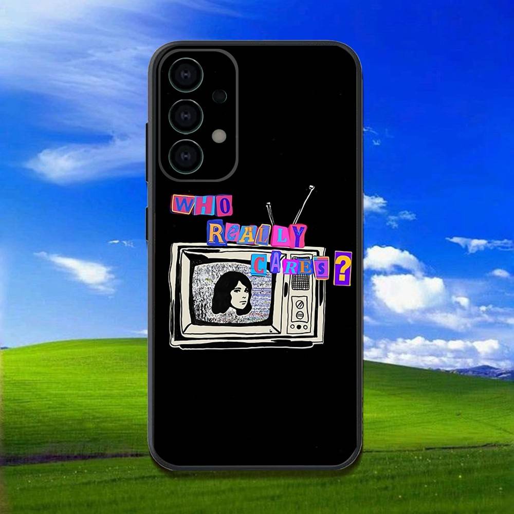 T-TV Girl Band Phone Case For Samsung Galaxy A13,A21s,A22,A31,A32,A52,A53,A71,A80,Soft Black Shell