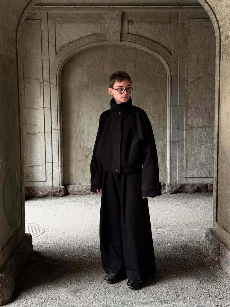 Giacca da Pendolare Donna Monopetto con Collo Rialzato - Collezione Autunno/Inverno 2025 Europea & Americana