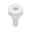 Boat Scupper Straight Plastic 3/4in White Connector Hose Outlet Bilge Replacement Boats Marine Yacht Sail Hardware