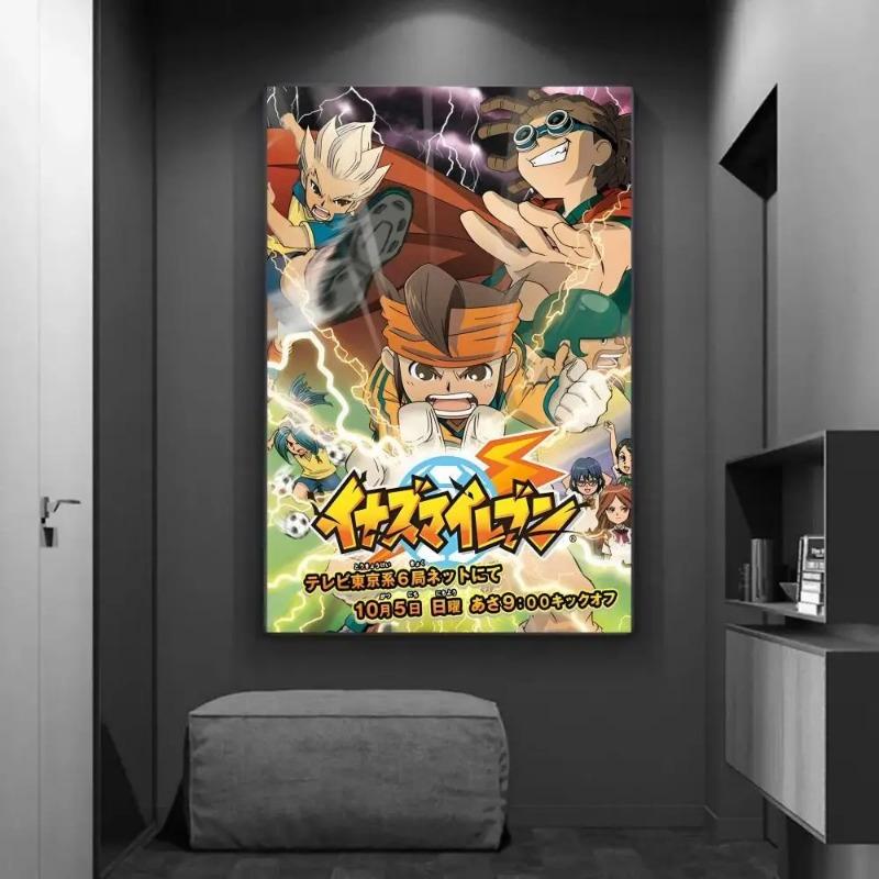 

Inazuma Eleven Классический фильм Холст Картина Плакаты Кофейня Бар Декор Искусство Настенный Плакат 21cm×30cm NoFrame