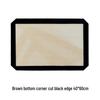 Coffee Silicone Baking Mat: 0.7mm Thick, Heat-Resistant, Platinum Silicone for Baking and Kneading