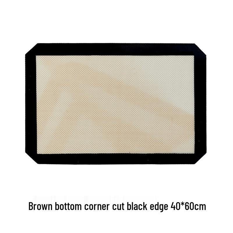 Coffee Silicone Baking Mat: 0.7mm Thick, Heat-Resistant, Platinum Silicone for Baking and Kneading