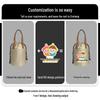Insulated Lunch Bag with Logo - Round Drawstring Bento Bag for Students and Commuters, Fits Food, Thermos, Ideal Gift.