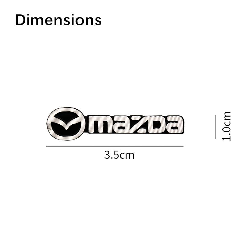 4pcs Car Audio Speaker Decorate Stickers 3D Aluminum Badge Emblem Decal For Mazda 2015 RX7 MX3 Axela 3 626 5 Atenza MX5 RX8 2019 NT1