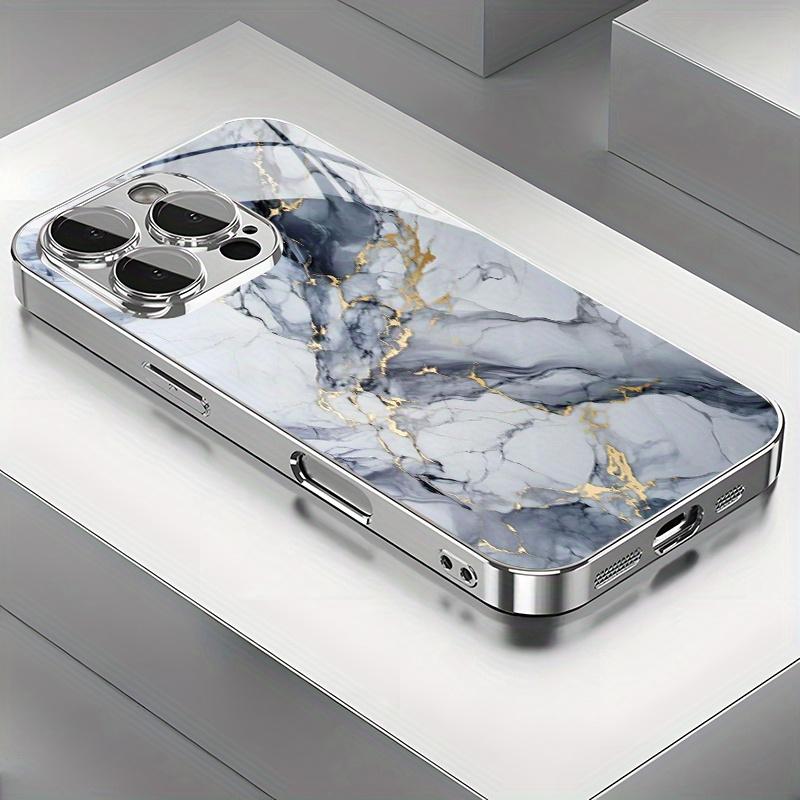 

Blue marble high-end business pattern Phone Case for iPhone 17 16e 16 15 14 13 12 Mini 11 Pro XS Max XR X 8 7 6 Air Plus Luxury iPhone 15 Pro