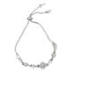Explosive Zircon Rhombus Flower Bracelet Niche Light Luxury Exquisite Bracelet Temperament Advanced Sense Versatile Jewelry Women
