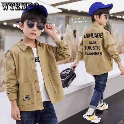 Boys' Trendy Clothes Spring/Autumn Children's Stylish Loose Trendy Clothes Boys' Handsome Trendy Clothes