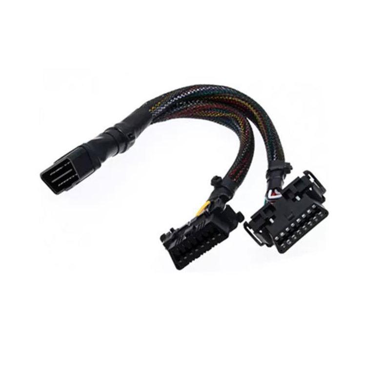 Cablu de prelungire OBD 1 la 2 cu plasă împletită pentru seriile Kia și Toyota