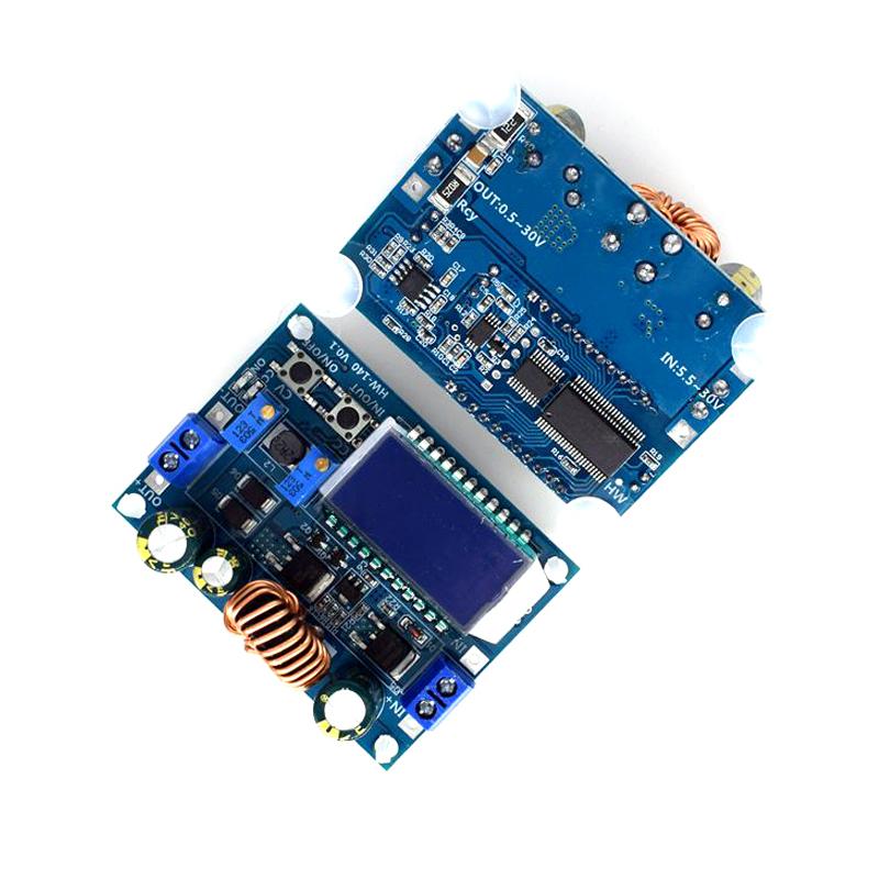 35W DC 5.5-30V to 0.5-30V Digital LCD Display Automatic Step up down Buck Boost Converter Power Supply Module Adjustable Board