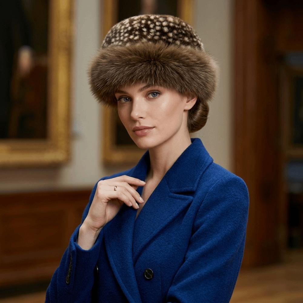 Plush Bucket Hat Leopard Pattern Fisherman Hat Fashion Headwear Winter Hat  Outdoor