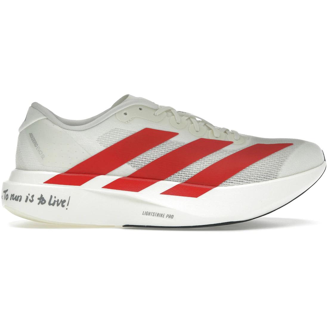 

Кроссовки adidas Adizero EVO SL Off White Better Scarlet(JS1182) 42