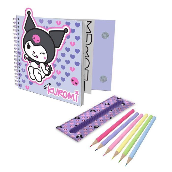 Coloriage - KIDS LICENSING - Hello Kitty Kuromi - Rose - Enfant - Mixte